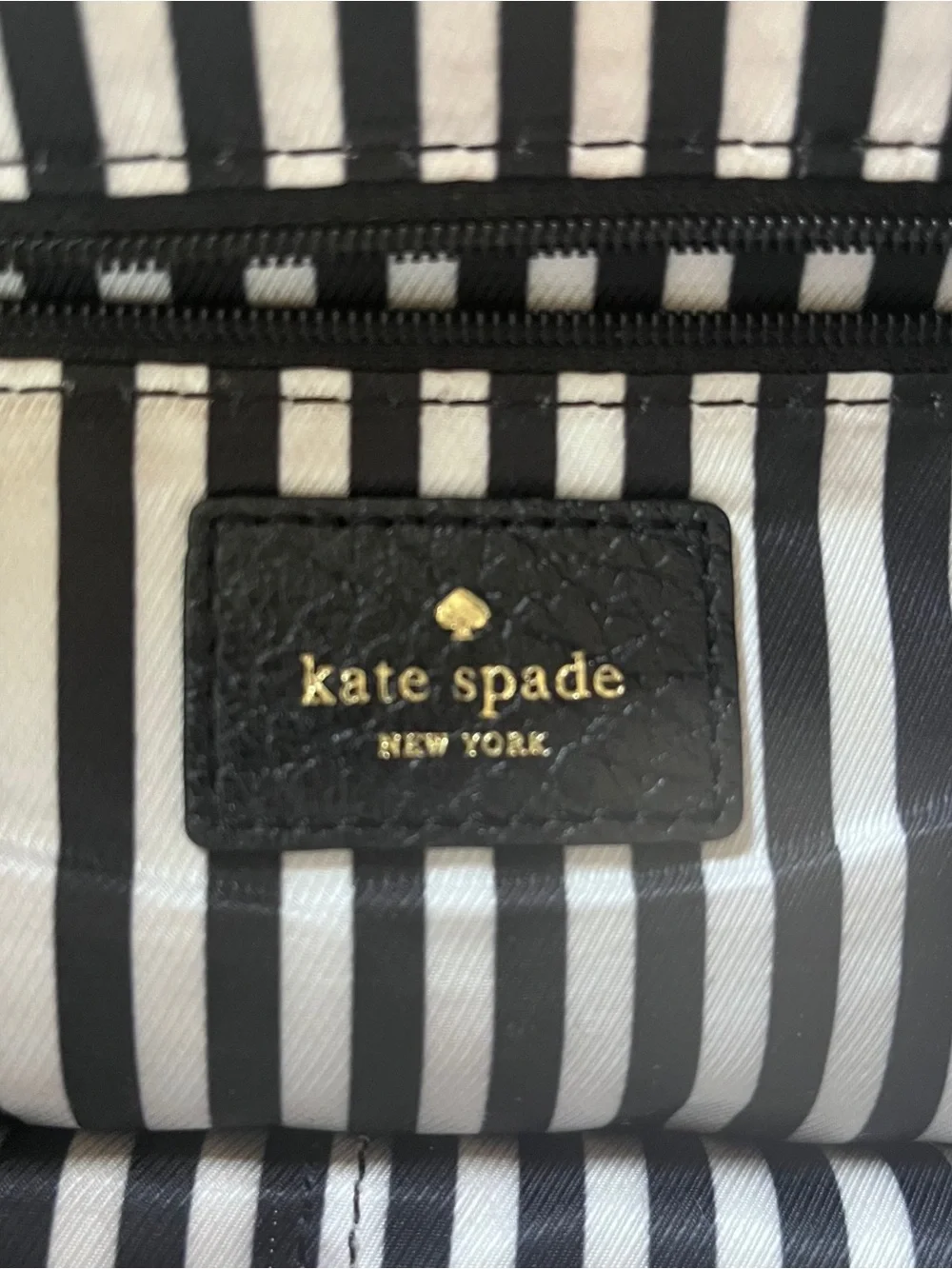Kate Spade Black Pebbled Leather Cobble Hill Marsala Crossbody Clutch Bag